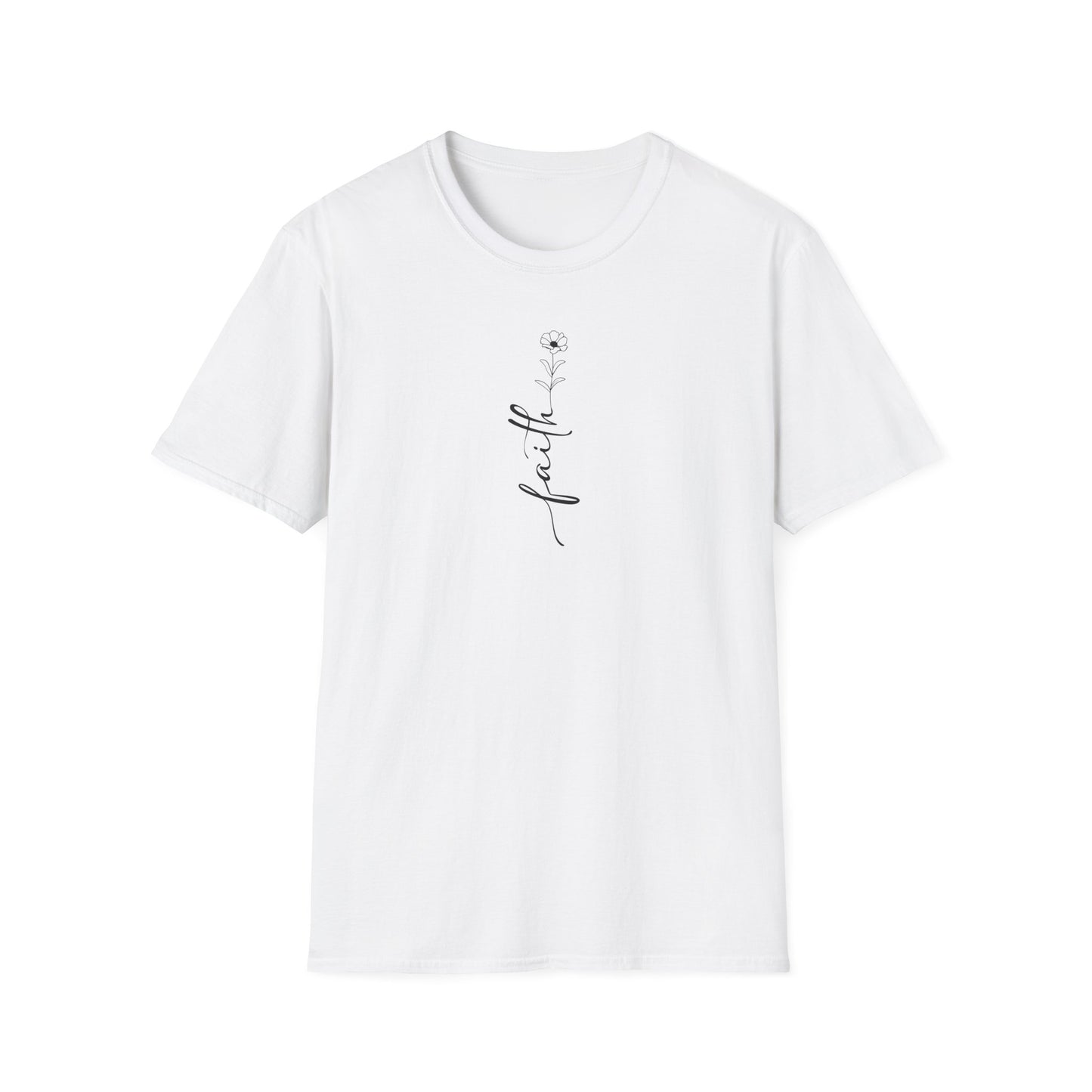 Faith Flower Unisex Softstyle T-Shirt