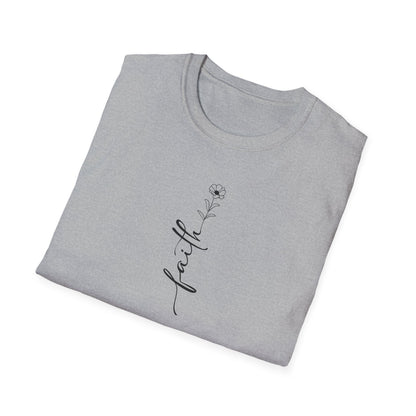 Faith Flower Unisex Softstyle T-Shirt