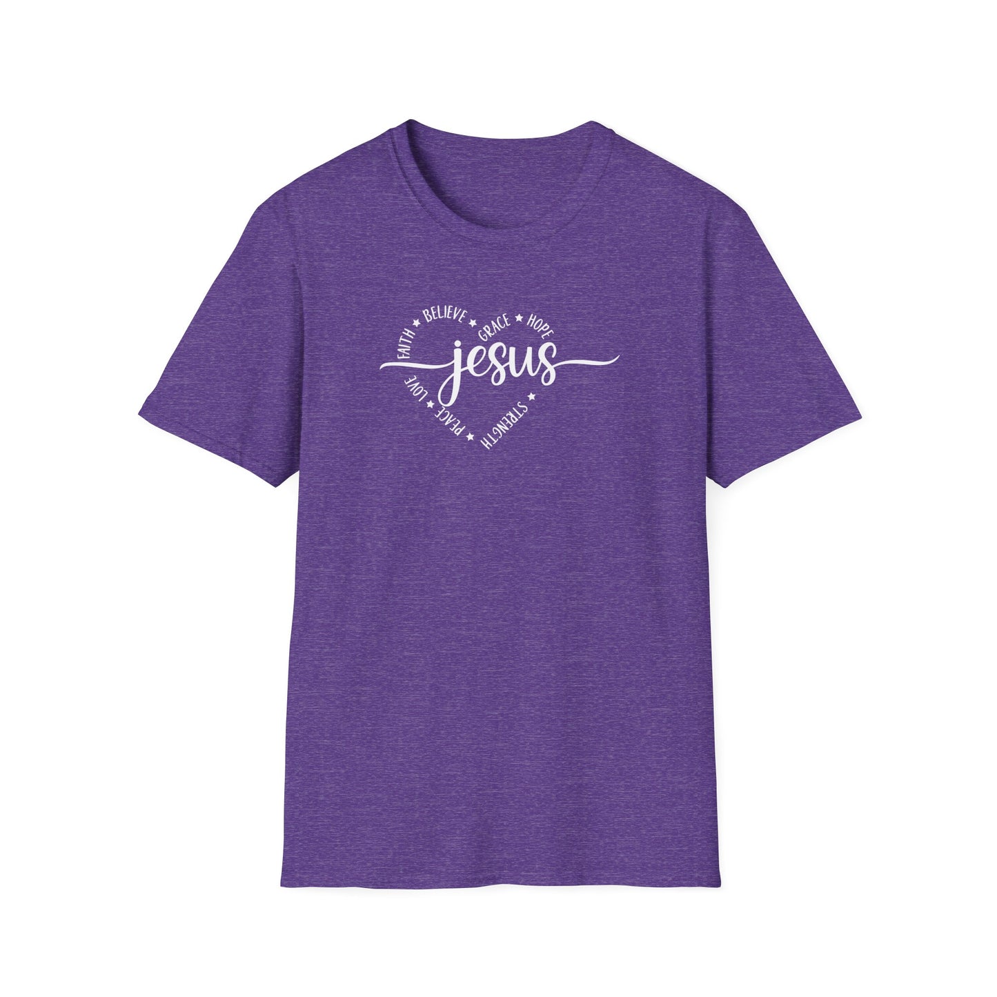Heart-Jesus Unisex Softstyle T-Shirt