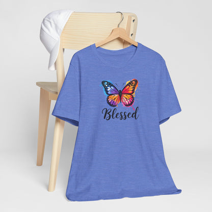 Color Splat Butterfly Unisex Softstyle T-Shirt