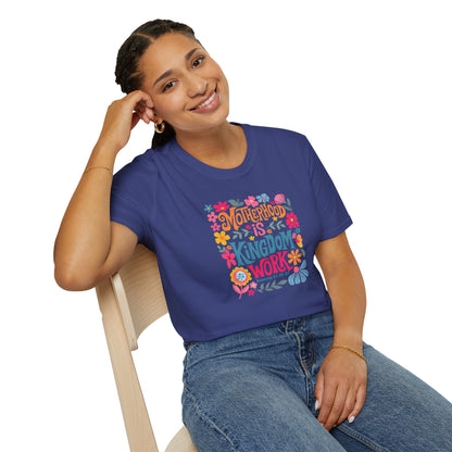Motherhood is Kingdom Work Softstyle T-Shirt