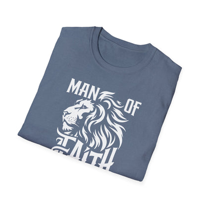 Man of Faith Front Unisex Softstyle T-Shirt