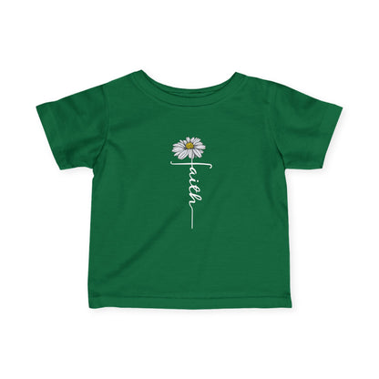 Faith Flower - Infant Fine Jersey Tee