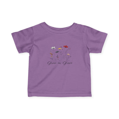 "Grow in Grace" - Infant Fine Jersey Tee