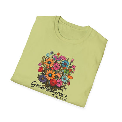 "Grow in Grace" - Unisex Softstyle T-Shirt