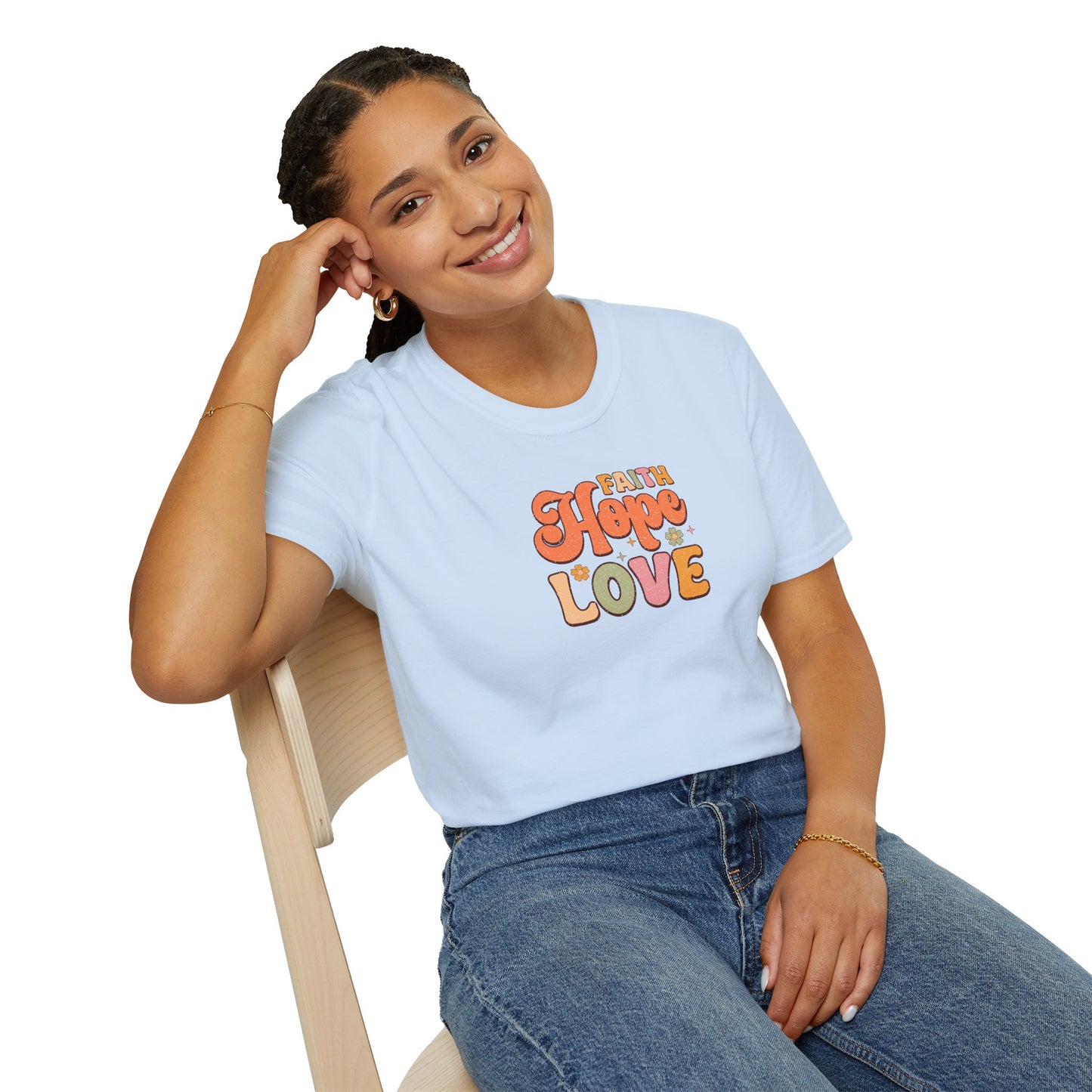 FAITH HOPE LOVE Unisex Softstyle T-Shirt