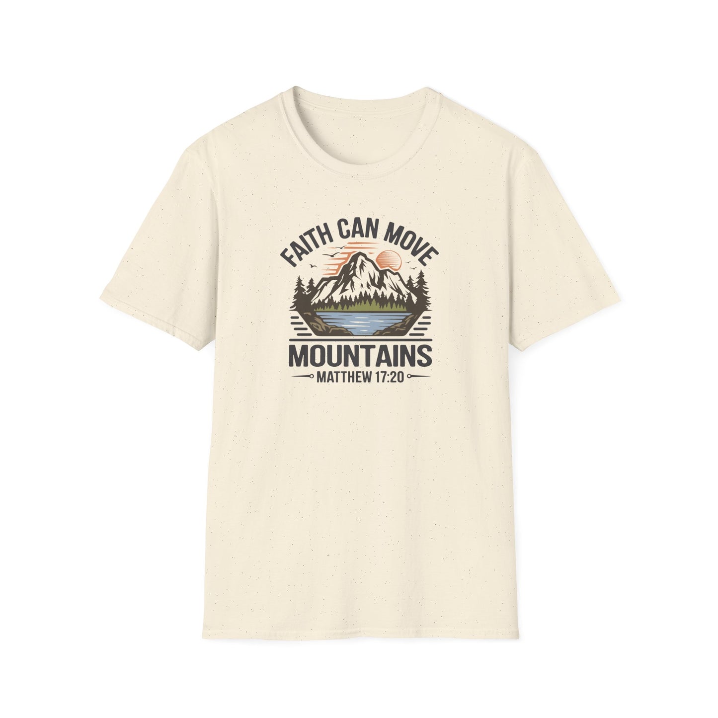 "Faith Can Move Mountains" D-1 Unisex Softstyle T-Shirt