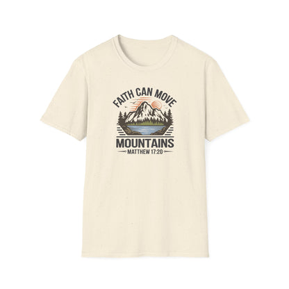 "Faith Can Move Mountains" D-1 Unisex Softstyle T-Shirt
