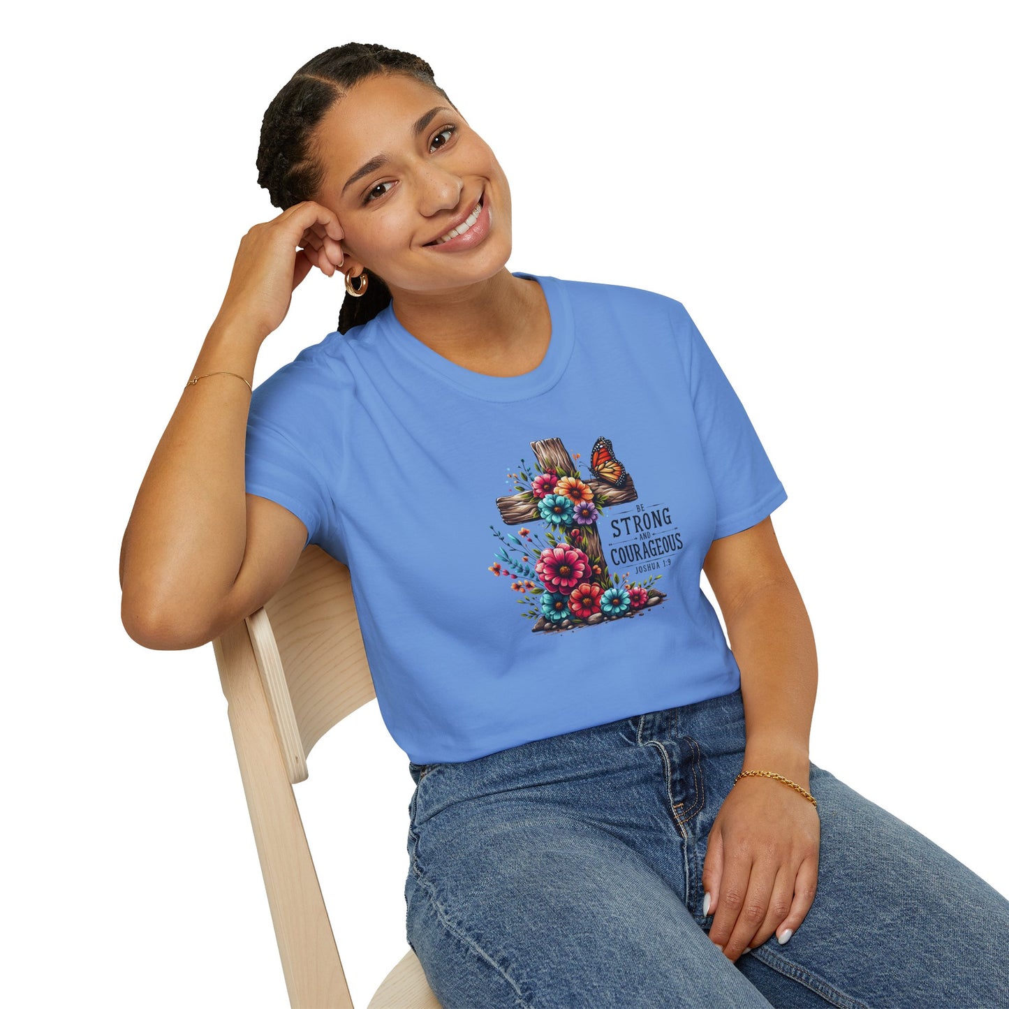 "Be Strong and Courageous" Unisex Softstyle T-Shirt