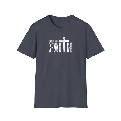 "Man of Faith" Retro Unisex Softstyle T-Shirt