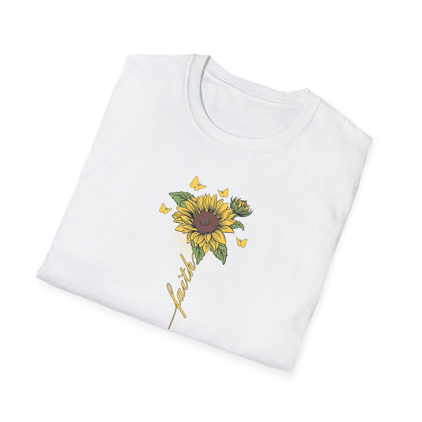 Faith Flower Unisex Softstyle T-Shirt
