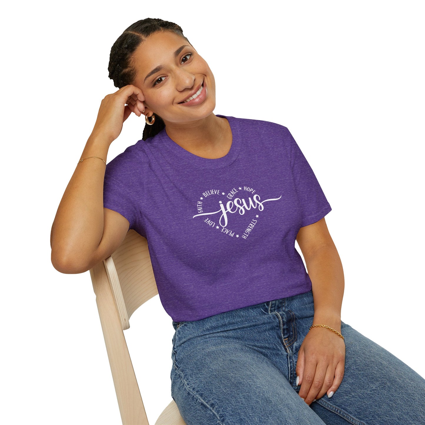 Heart-Jesus Unisex Softstyle T-Shirt