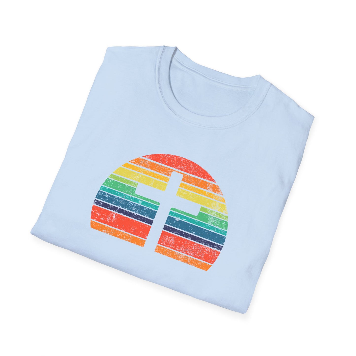 Retro Cross Unisex Softstyle T-Shirt