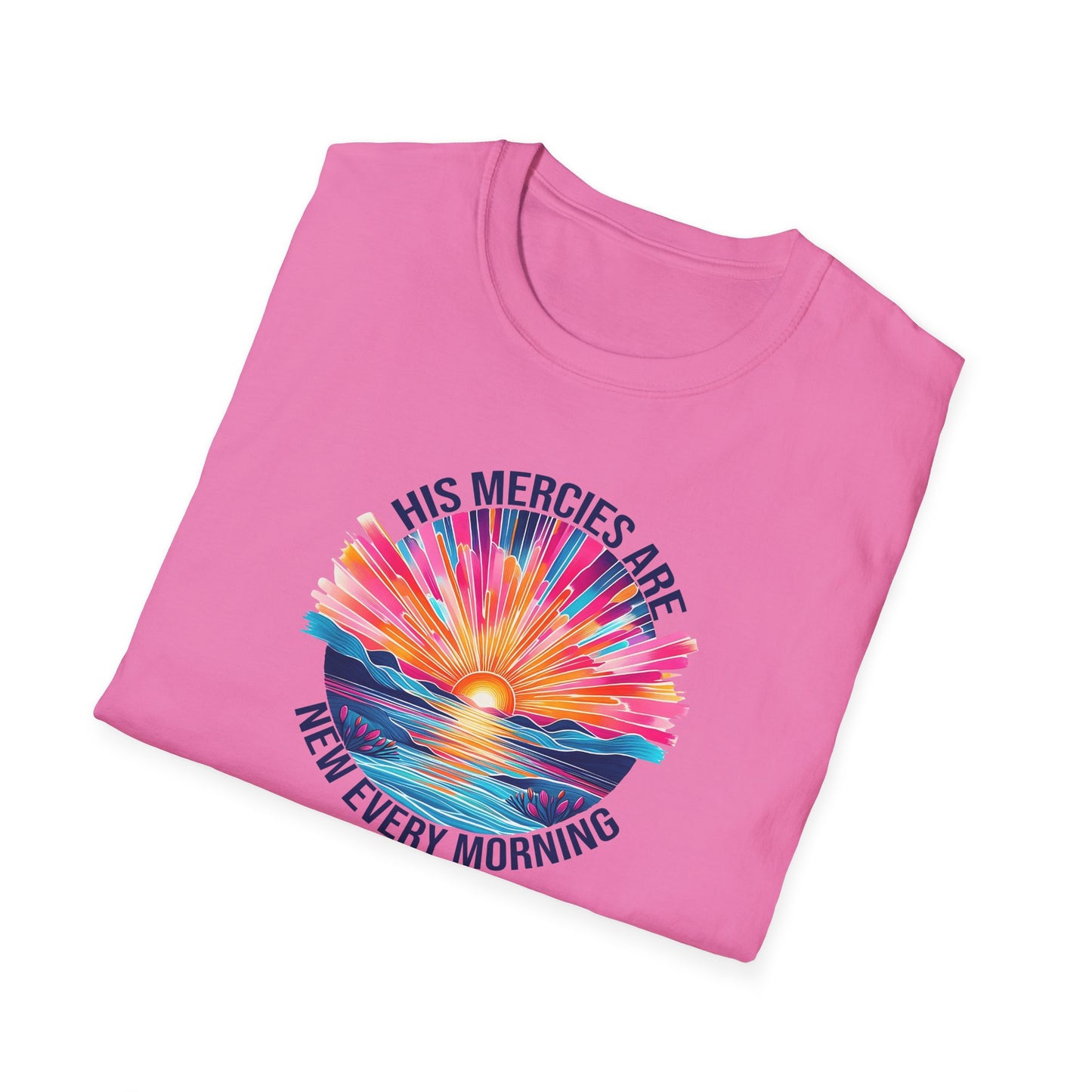 "His Mercies Are New" Unisex Softstyle T-Shirt