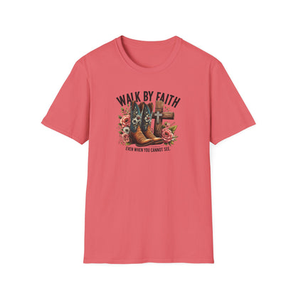 "Walk by Faith" Graphic T-Shirt for Faith-Loving Souls