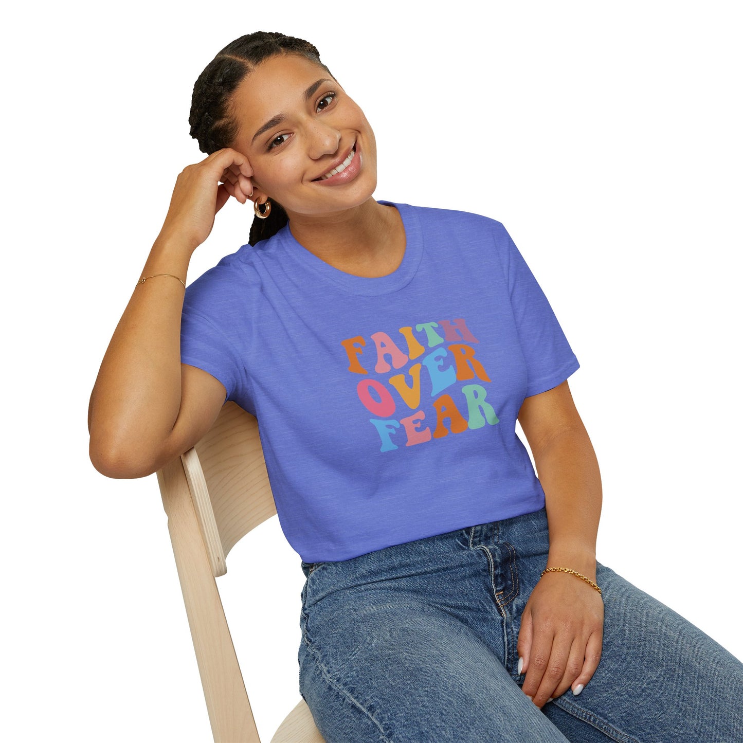 "Faith Over Fear" Unisex Softstyle T-Shirt