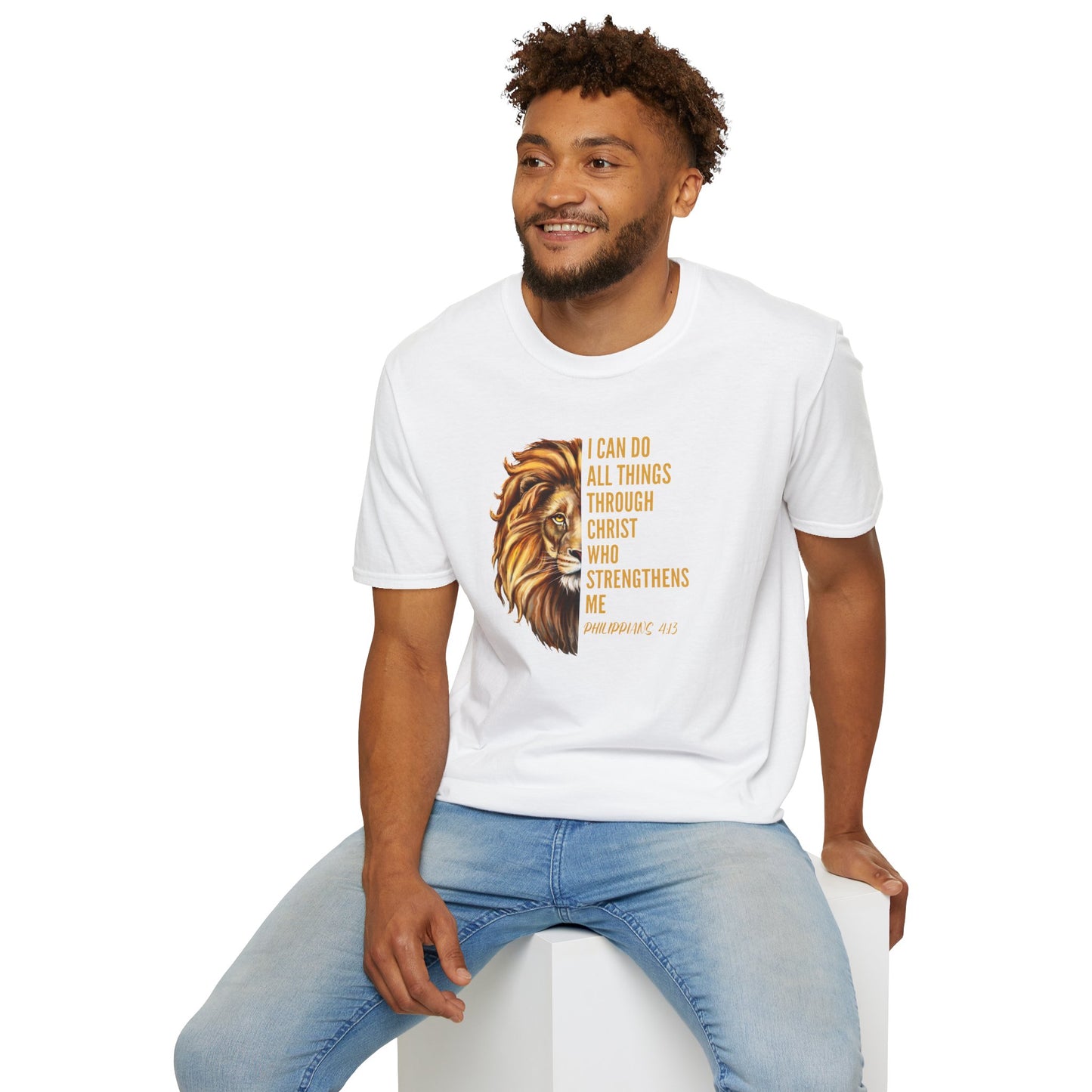 "I Can Do All Things Through Christ" - Unisex Softstyle T-Shirt