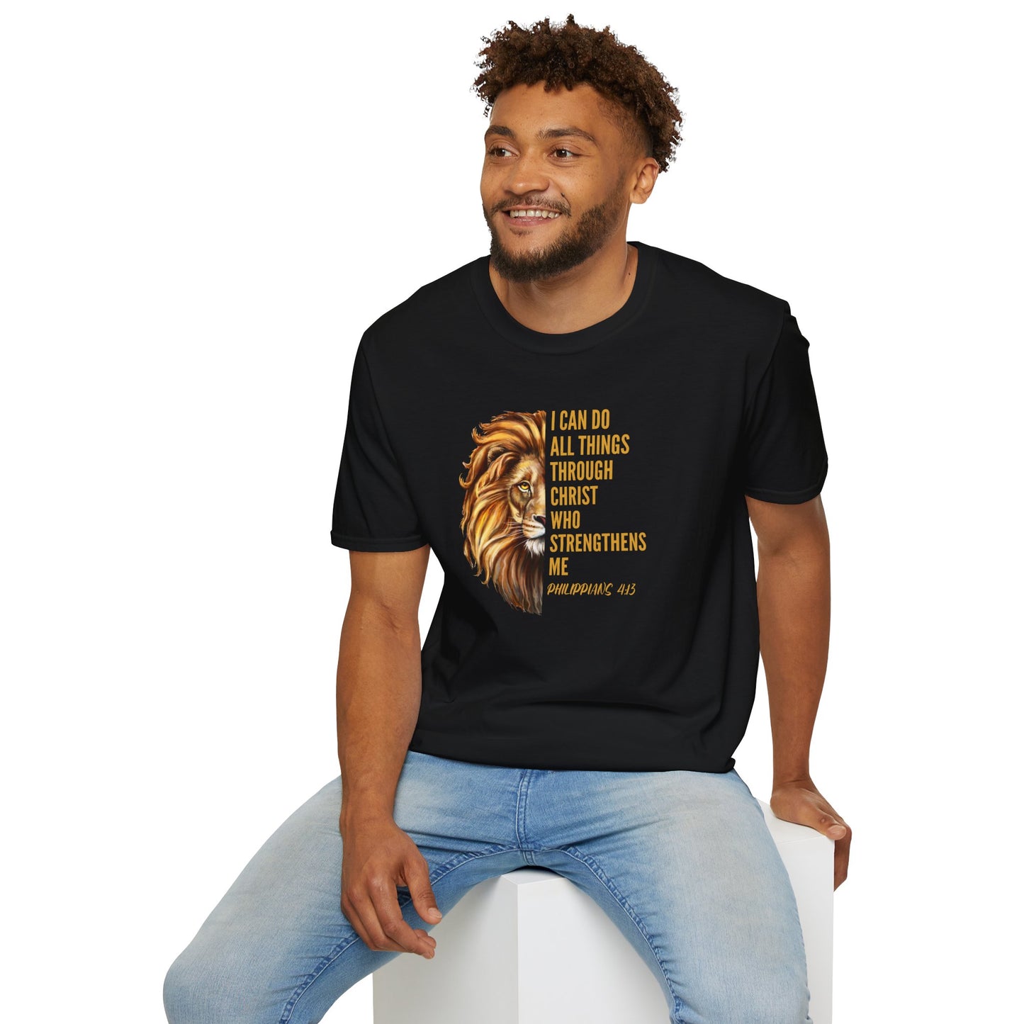 "I Can Do All Things Through Christ" - Unisex Softstyle T-Shirt