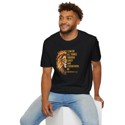 "I Can Do All Things Through Christ" - Unisex Softstyle T-Shirt
