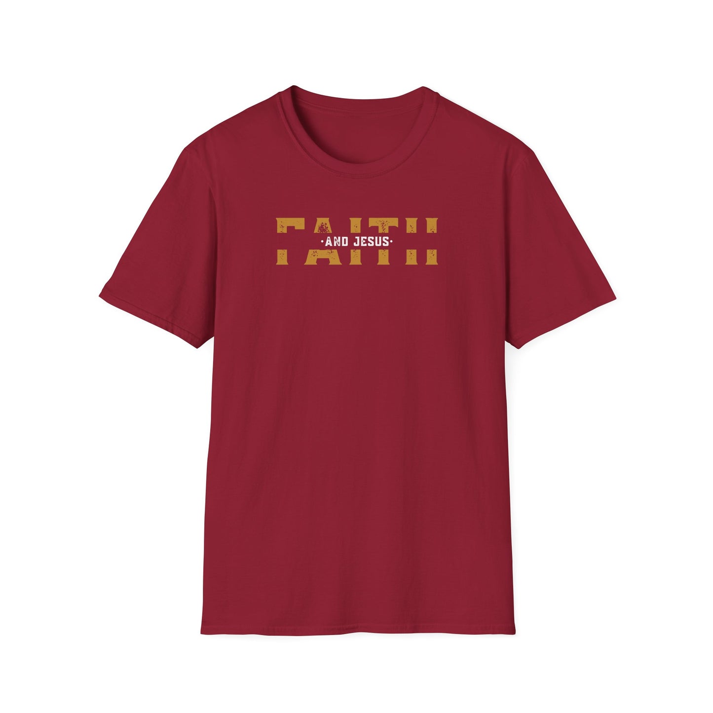 Faith and Jesus  Unisex Softstyle T-Shirt