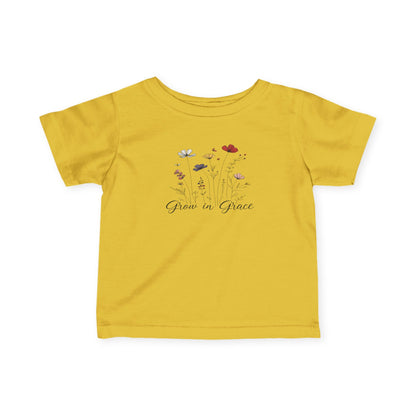 "Grow in Grace" - Infant Fine Jersey Tee