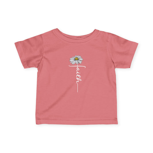 Faith Flower - Infant Fine Jersey Tee