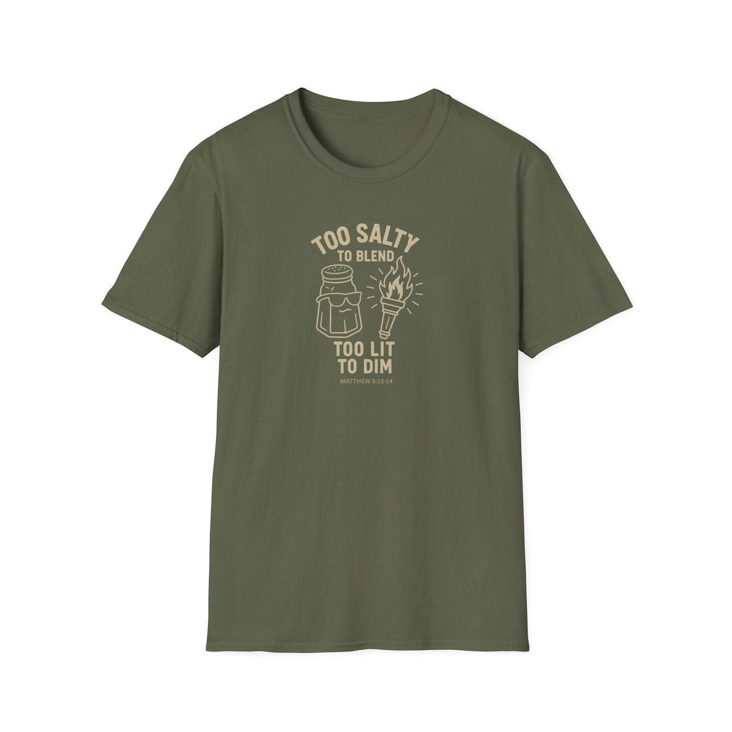 Too Salty Too LitUnisex Softstyle T-Shirt
