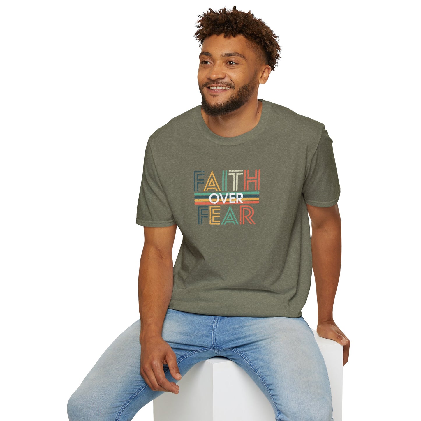 Faith Over Fear Unisex Softstyle T-Shirt