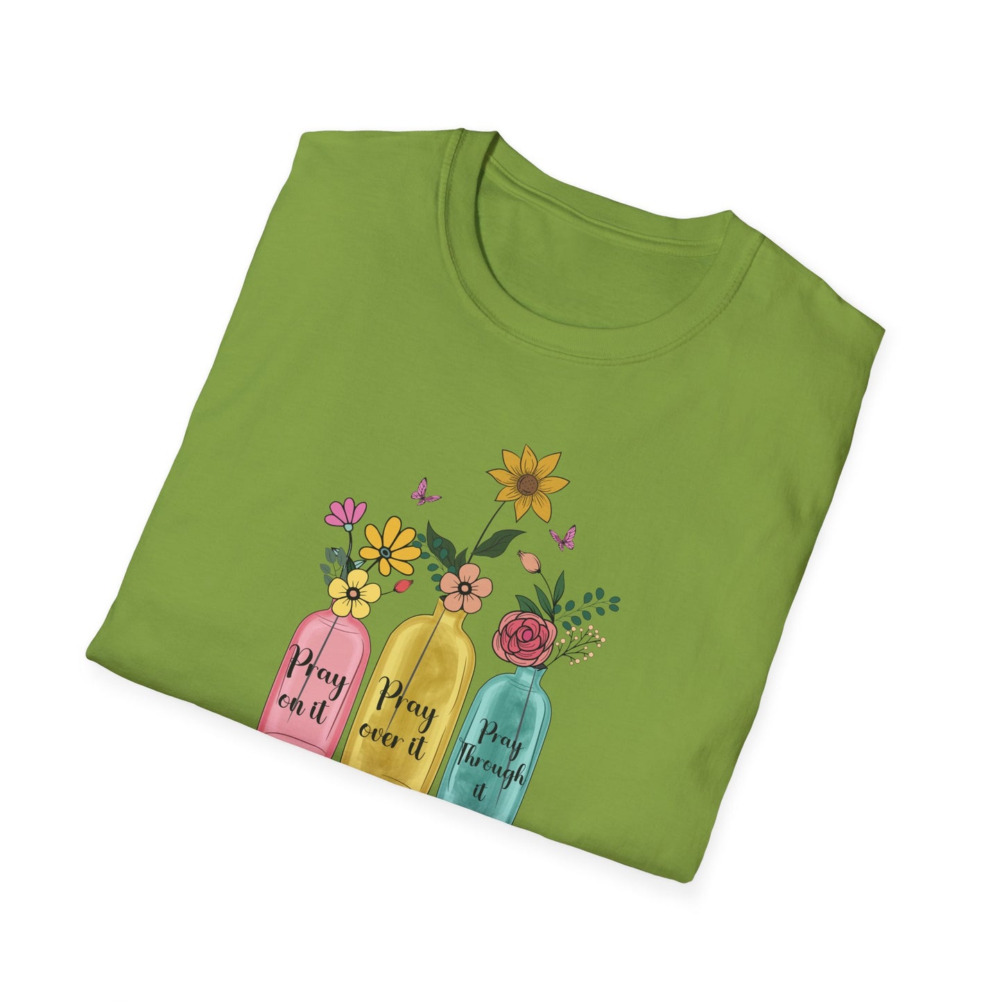 Jars of Flowers Unisex Softstyle T-Shirt