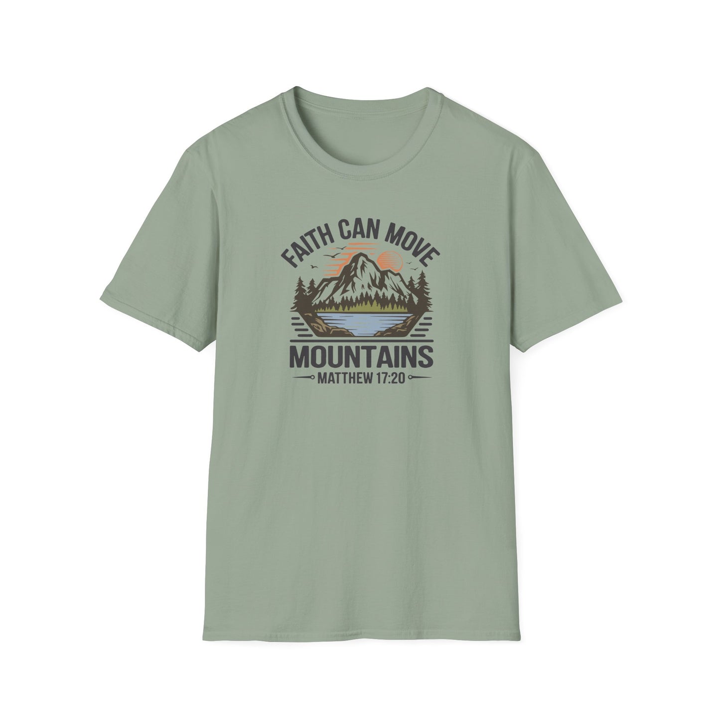 "Faith Can Move Mountains" D-1 Unisex Softstyle T-Shirt