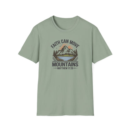 "Faith Can Move Mountains" D-1 Unisex Softstyle T-Shirt