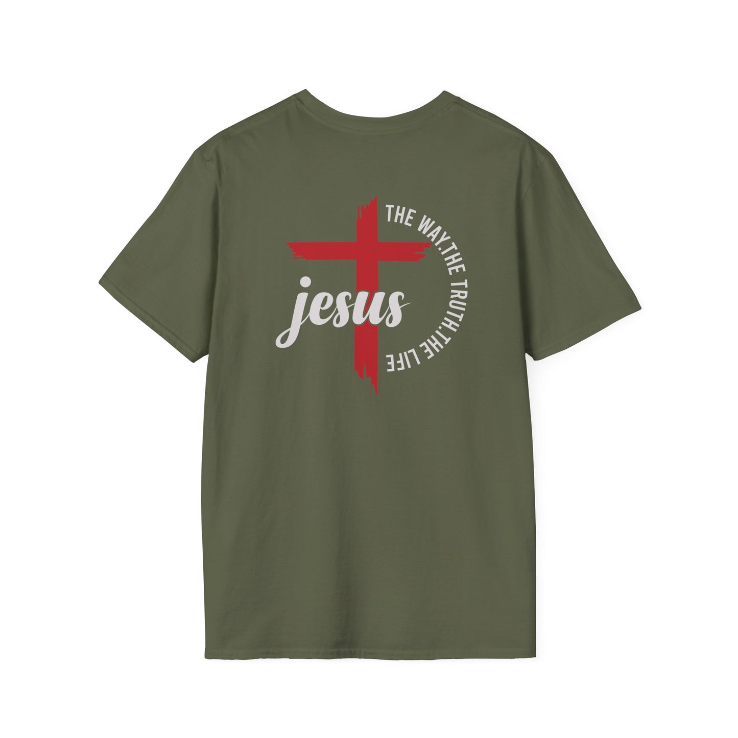 "Jesus The Way The Truth The Life"Unisex Softstyle T-Shirt