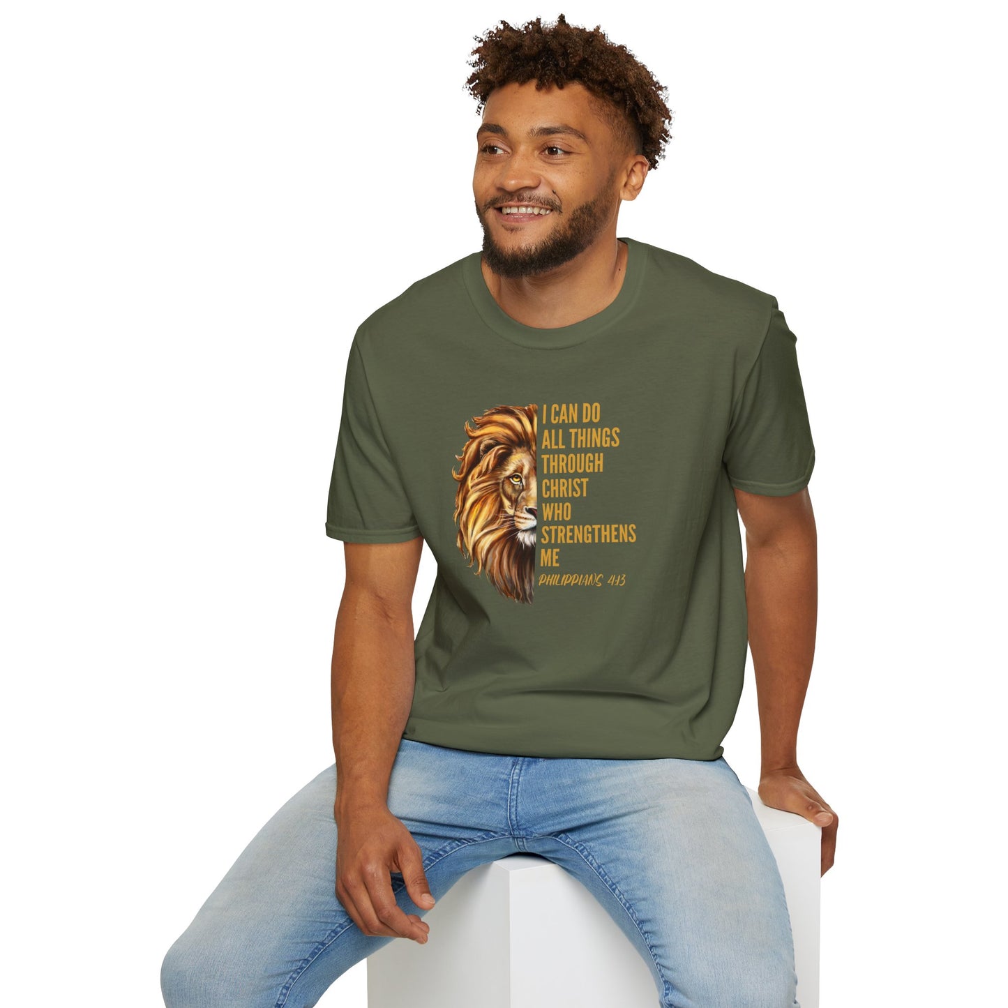 "I Can Do All Things Through Christ" - Unisex Softstyle T-Shirt