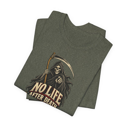 "It's Sad-du-cee" Front Print Vintage Grim Reaper Front Print T-Shirt