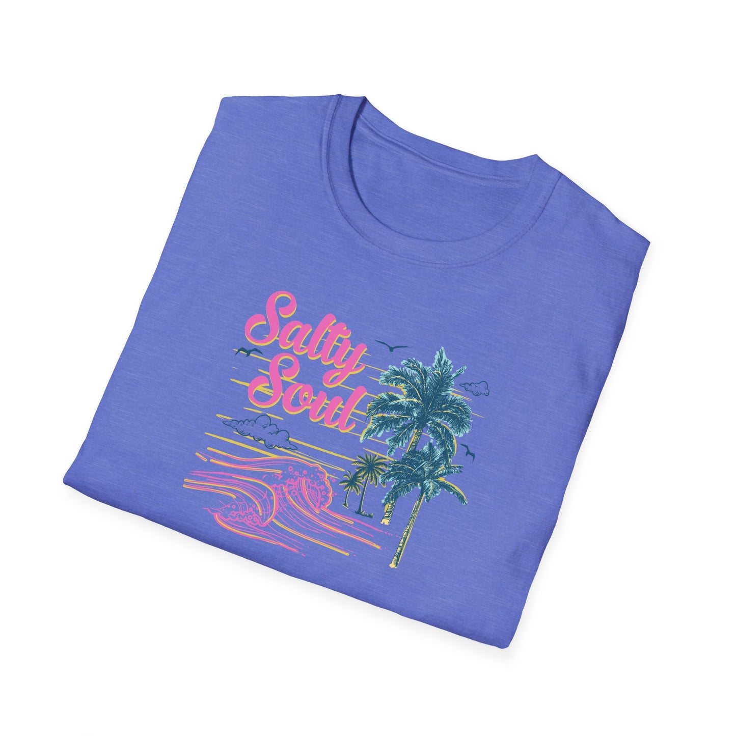 "Salty Soul" Front Print Unisex Softstyle T-Shirt