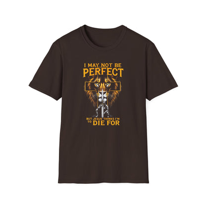 "I May Not Be Perfect, But Jesus Thinks I'm to Die For"