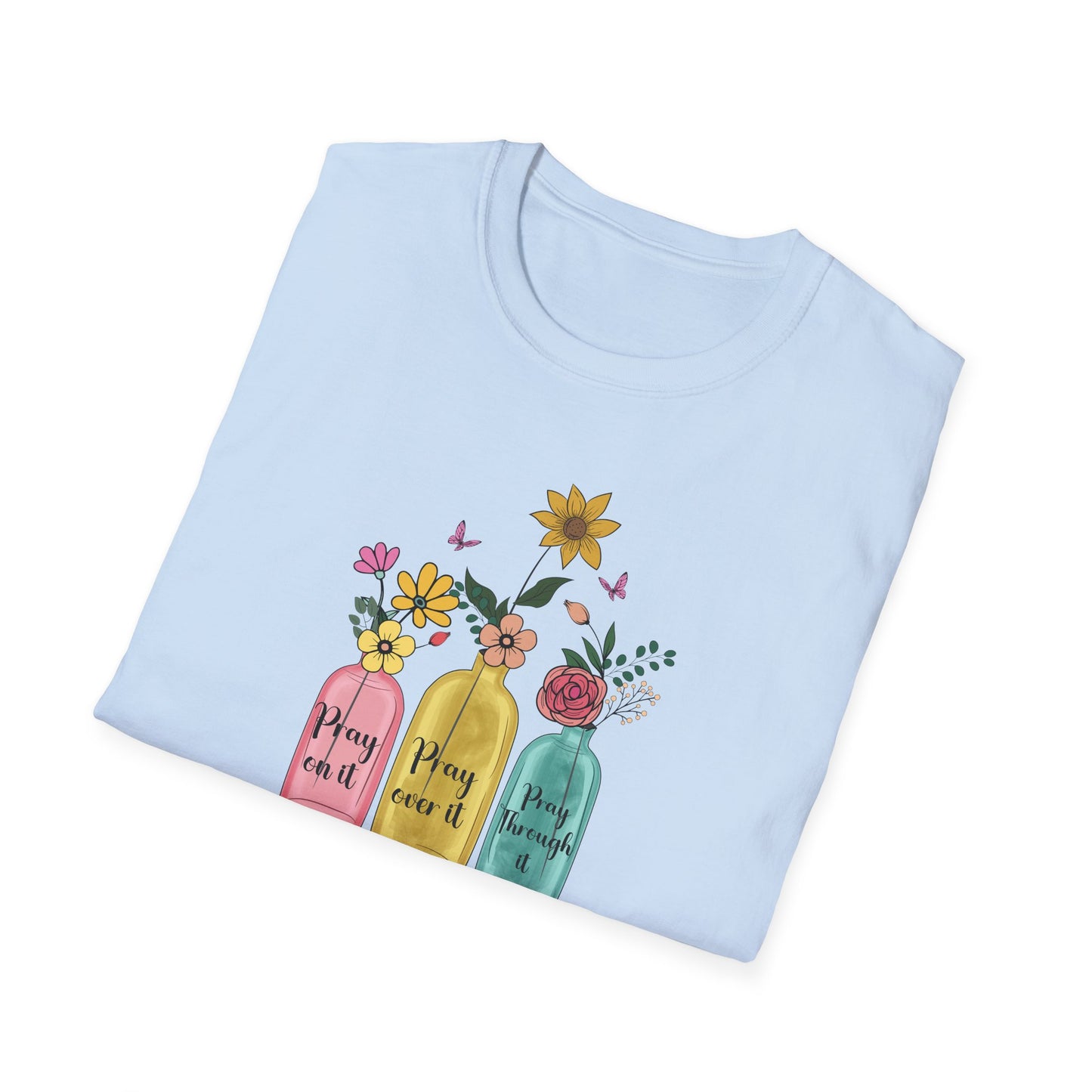 Jars of Flowers Unisex Softstyle T-Shirt