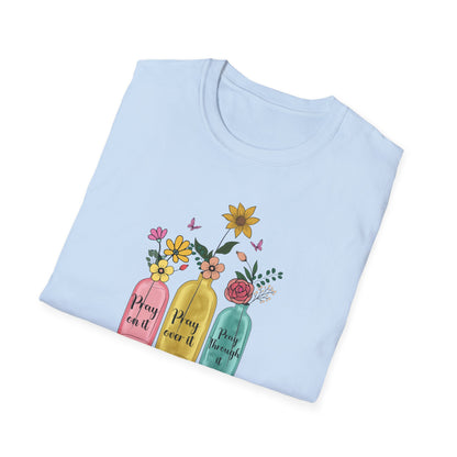 Jars of Flowers Unisex Softstyle T-Shirt