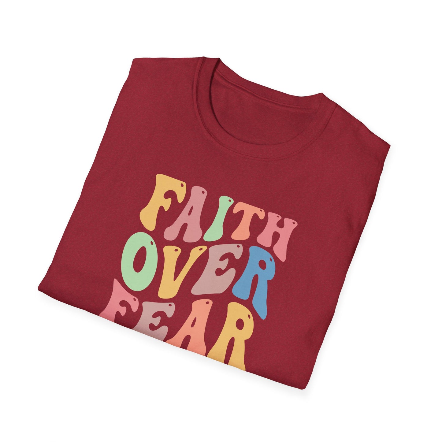 Faith Over Fear Unisex Softstyle T-Shirt