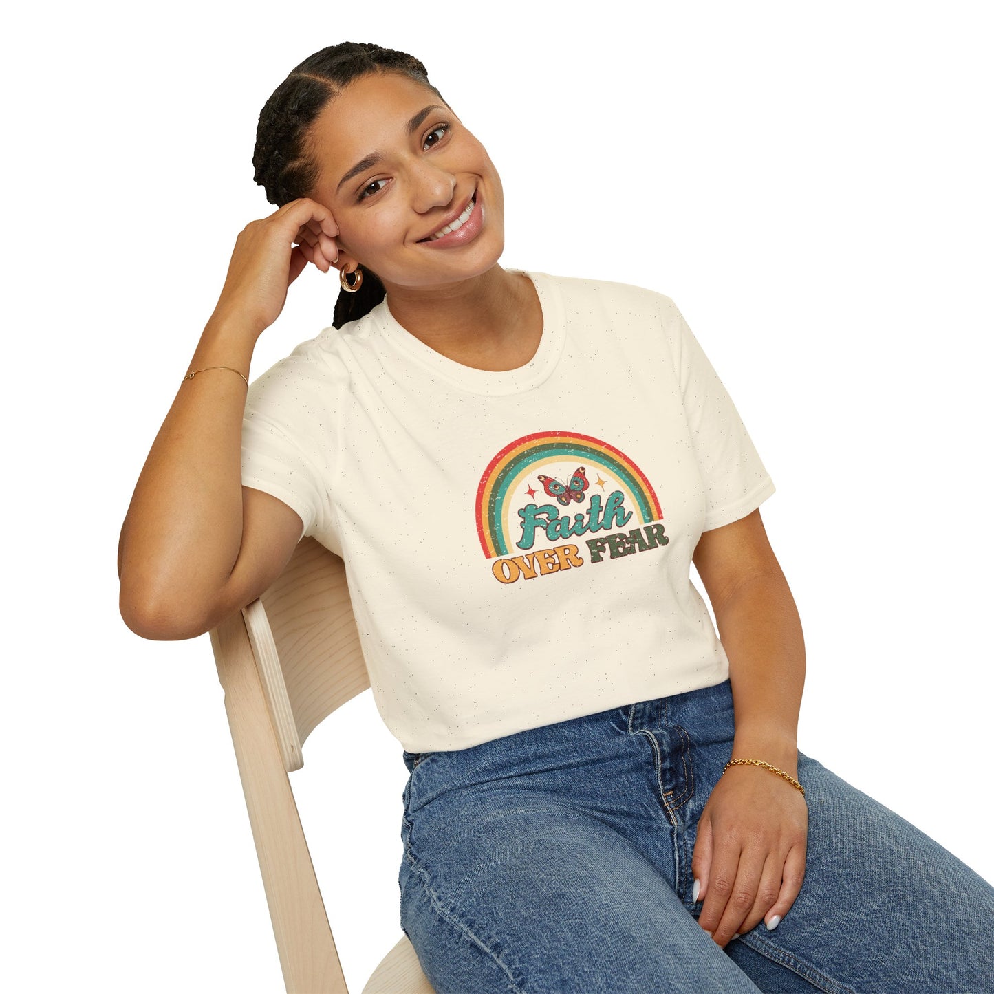 "Faith Over Fear" Unisex Softstyle T-Shirt