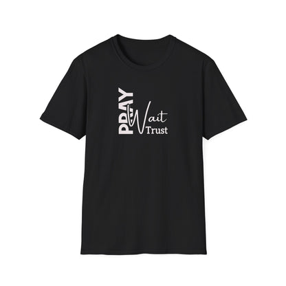 "Pray Wait Trust" Unisex Softstyle T-Shirt