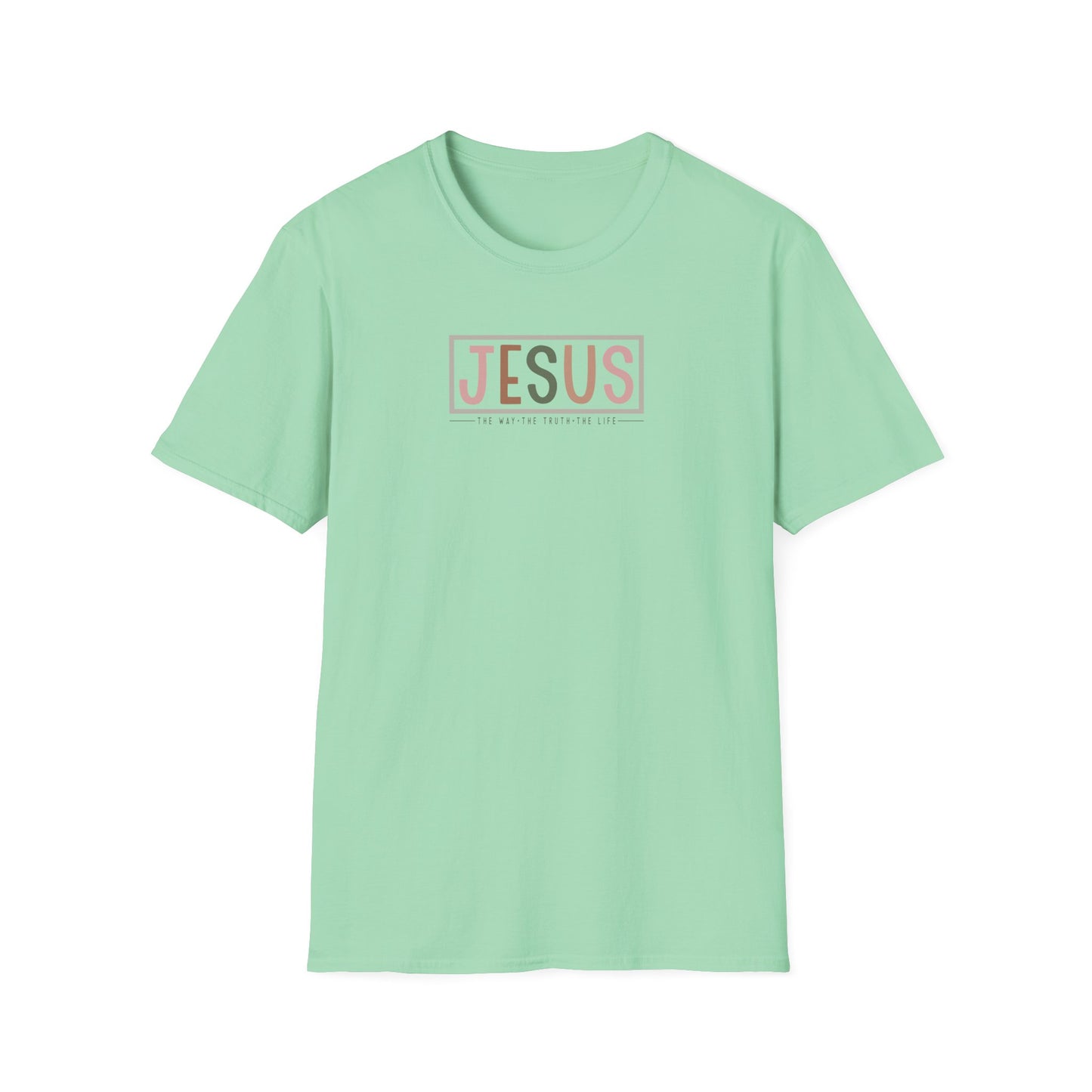 "Jesus - The Way The Truth The Life" Unisex Softstyle T-Shirt