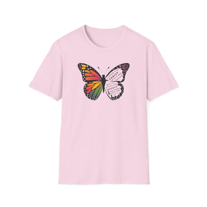 Butterfly - Black Font T-Shirt