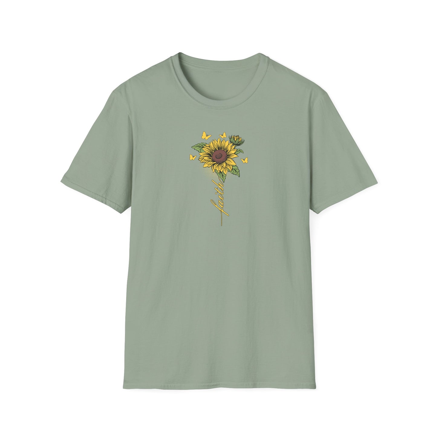 Faith Flower Unisex Softstyle T-Shirt