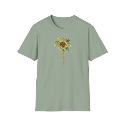 Faith Flower Unisex Softstyle T-Shirt
