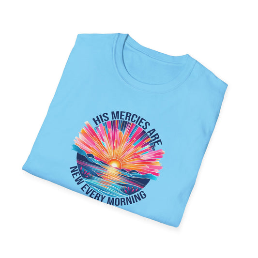 "His Mercies Are New" Unisex Softstyle T-Shirt