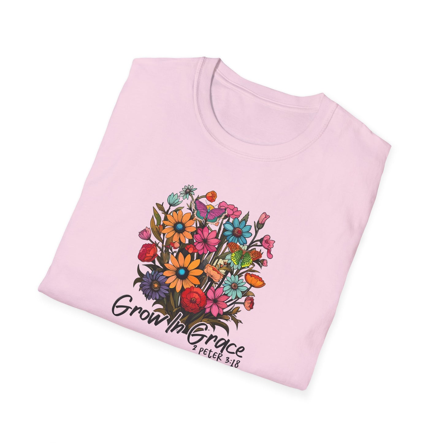 "Grow in Grace" - Unisex Softstyle T-Shirt