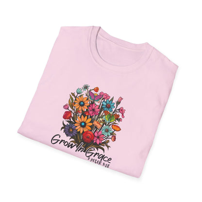 "Grow in Grace" - Unisex Softstyle T-Shirt