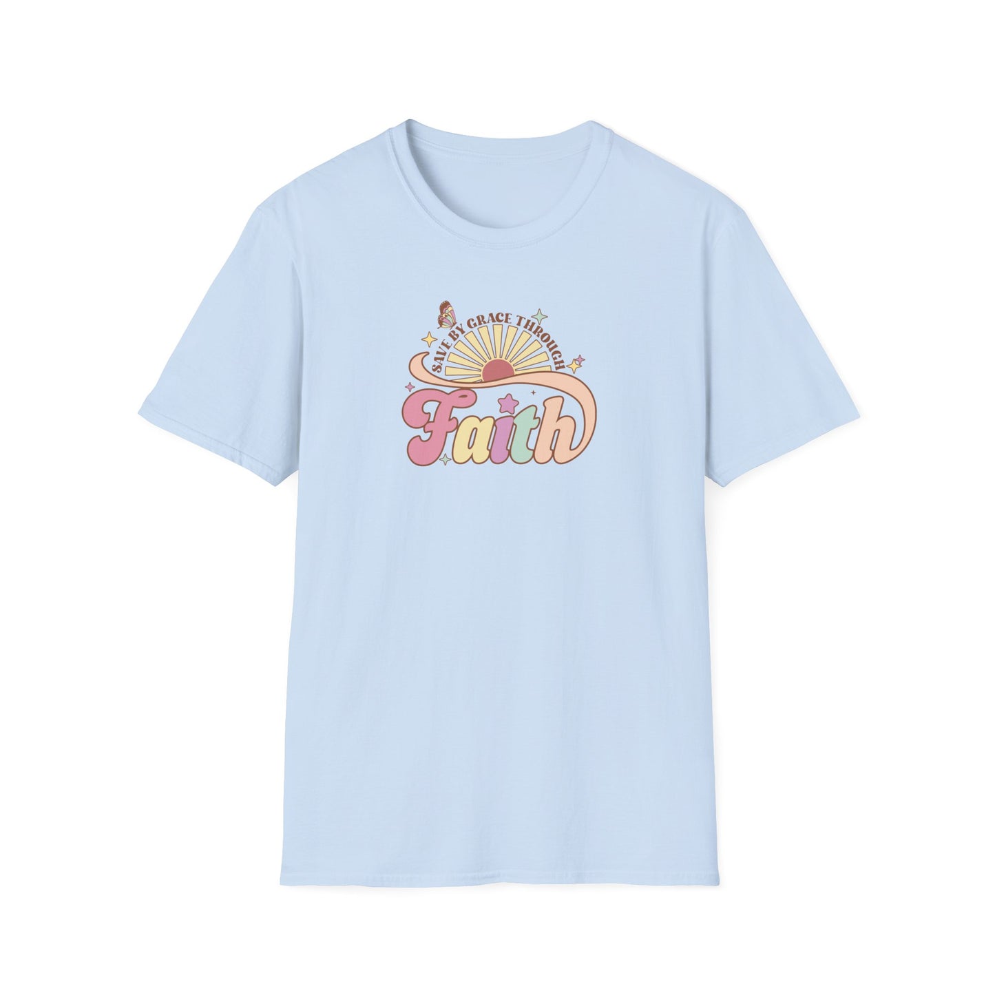 "Saved by Grace Through Faith" Unisex Softstyle T-Shirt
