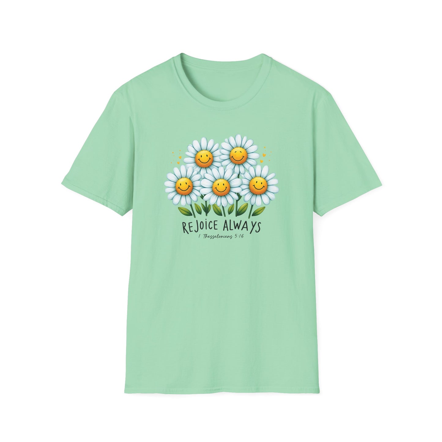 "Rejoice Always" Unisex Softstyle T-Shirt